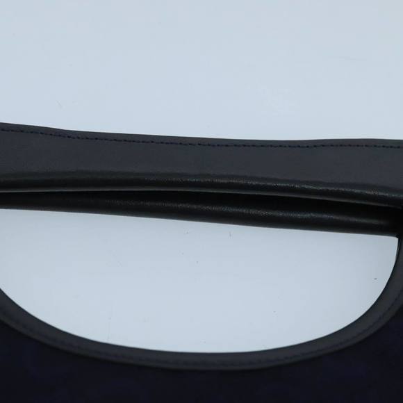CELINE C Macadam Canvas Noevir Collaboration Hand Bag Navy Auth 98622 - Picture 6 of 16